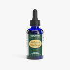 The blue glass dropper bottle features Methylene Blue Drops, a dietary supplement by nutrima.