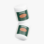 Two jars of Energy Powder (Cotton Candy) with a vibrant label, showcasing the pre-workout supplement by nutrima.