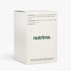 Packaging front of Fruity Bloom Coffee Pods (Light Roast) by nutrima, compatible with various Keurig machines.