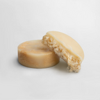 Two Exfoliating Luffa Bars showcasing a textured surface, highlighting their unique exfoliating properties by nutrima.