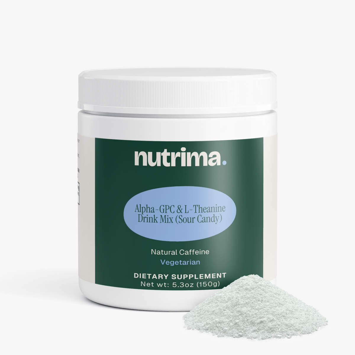 Alpha-GPC & L-Theanine Drink Mix (Sour Candy), 5.3 oz by nutrima, product image 2