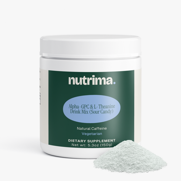 Alpha-GPC & L-Theanine Drink Mix (Sour Candy), 5.3 oz by nutrima, product image 2
