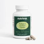 Psyllium & Acai Berry Capsules, 60 Count by nutrima, product image 2