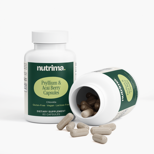 Psyllium & Acai Berry Capsules, 60 Count by nutrima, product image 3