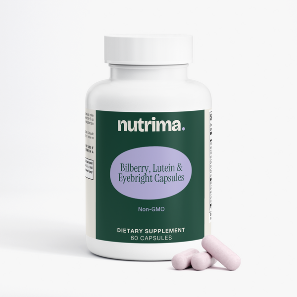 Bilberry, Lutein & Eyebright Capsules, 60 Count by nutrima, product image 2