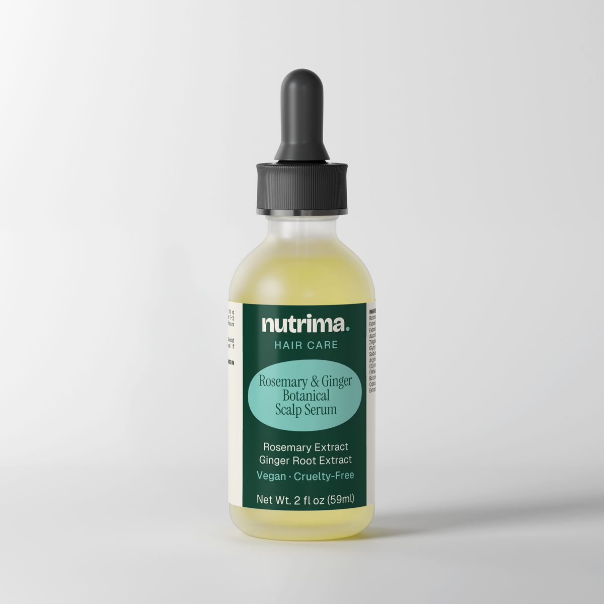 Rosemary & Ginger Botanical Scalp Serum, 2 fl oz by nutrima, product image 2