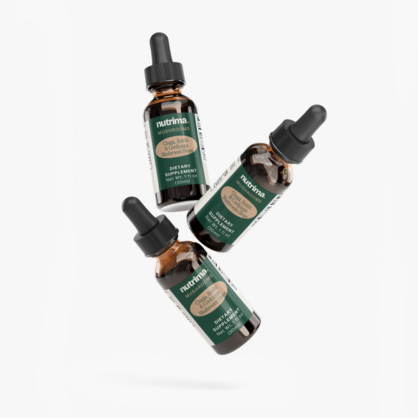 Chaga, Reishi & Cordyceps Mushroom Drops, 1 fl oz by nutrima, product image 4