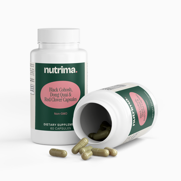 Black Cohosh, Dong Quai & Red Clover Capsules, 60 Count by nutrima, product image 3