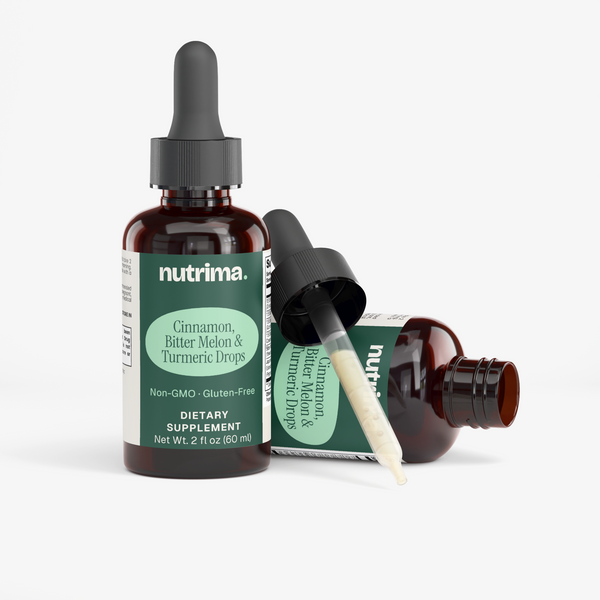 Cinnamon, Bitter Melon & Turmeric Drops, 2 fl oz by nutrima, product image 3