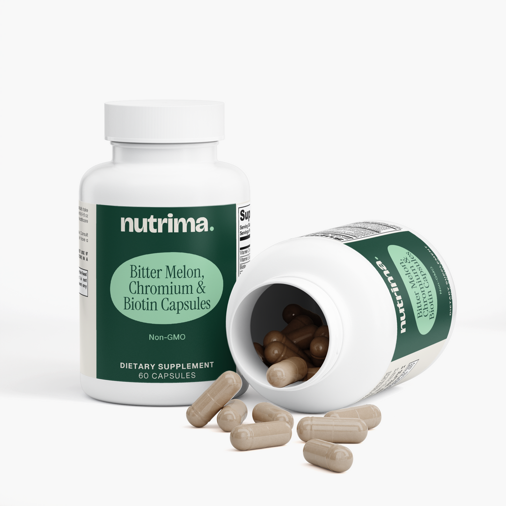 Bitter Melon, Chromium & Biotin Capsules, 60 Count by nutrima, product image 3