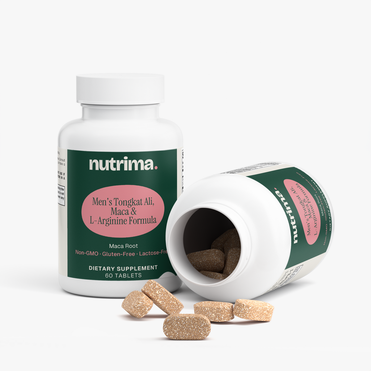 Men's Tongkat Ali, Maca & L-Arginine Formula, 60 Tablets by nutrima, product image 3
