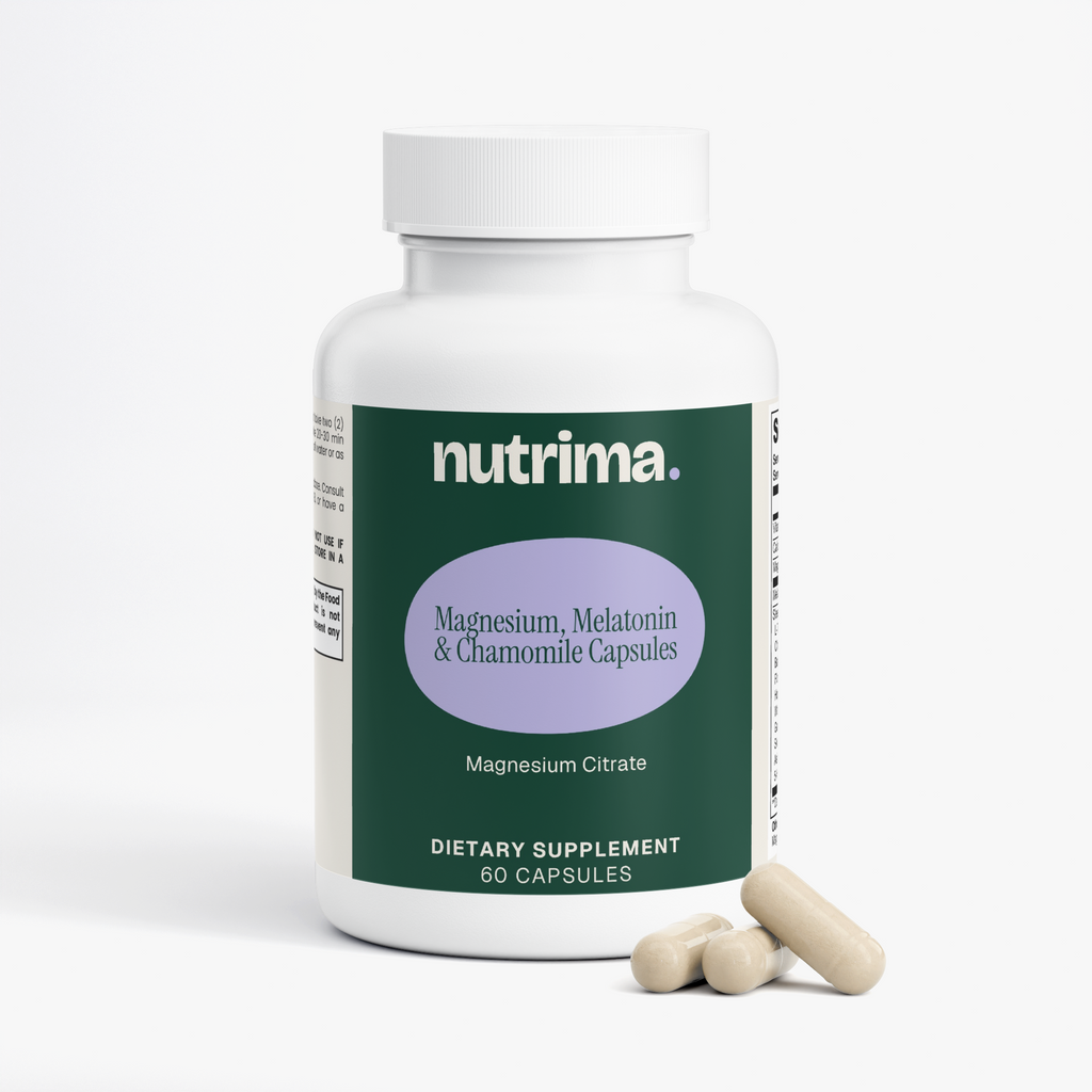 Magnesium, Melatonin & Chamomile Capsules, 60 Count by nutrima, product image 2