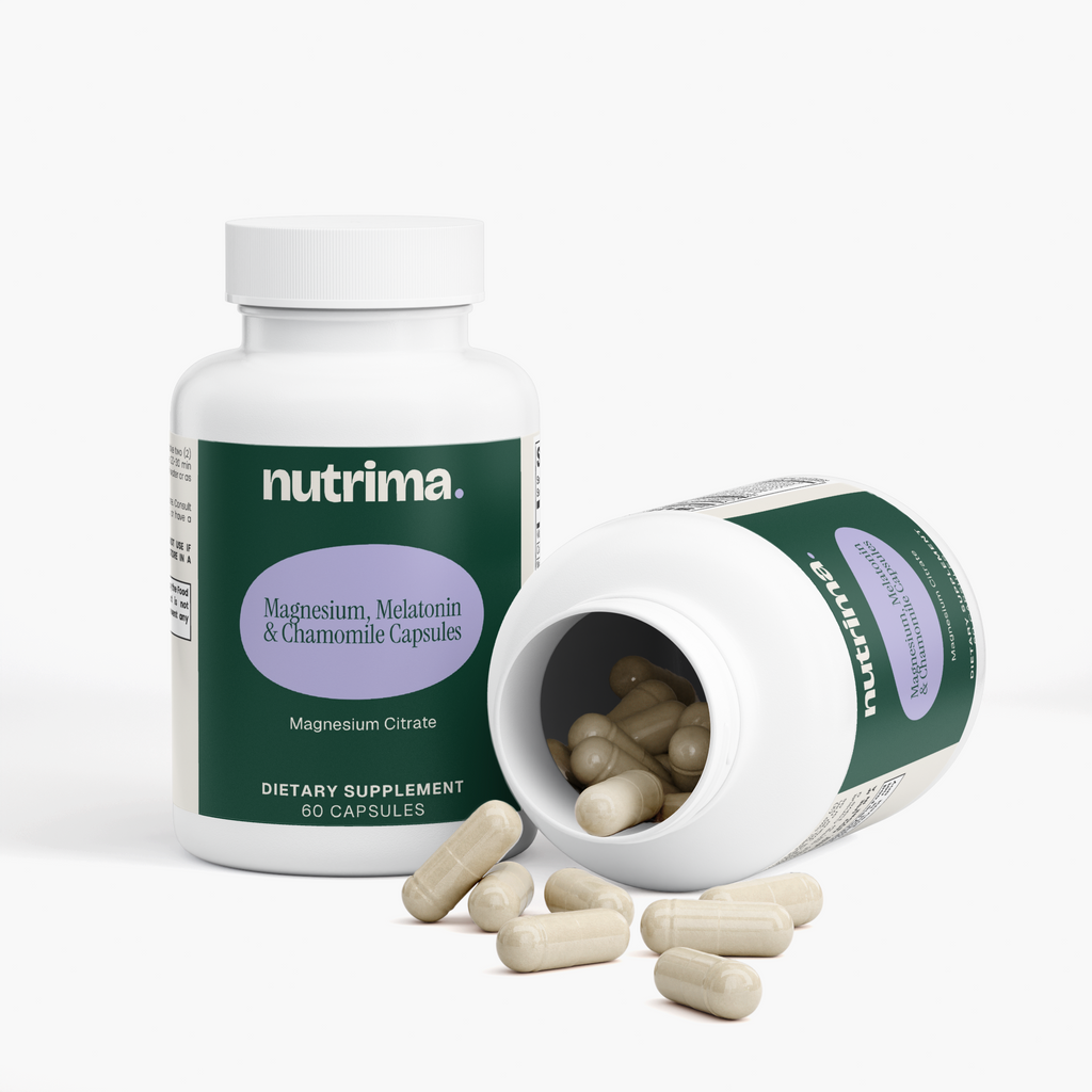 Magnesium, Melatonin & Chamomile Capsules, 60 Count by nutrima, product image 3