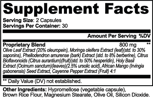 View supplement facts
