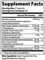 Epimedium, Maca & Tongkat Ali Capsules by nutrima – product image 6