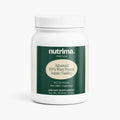 White container of Advanced 100% Whey Protein Isolate (Vanilla) featuring green label design by nutrima.