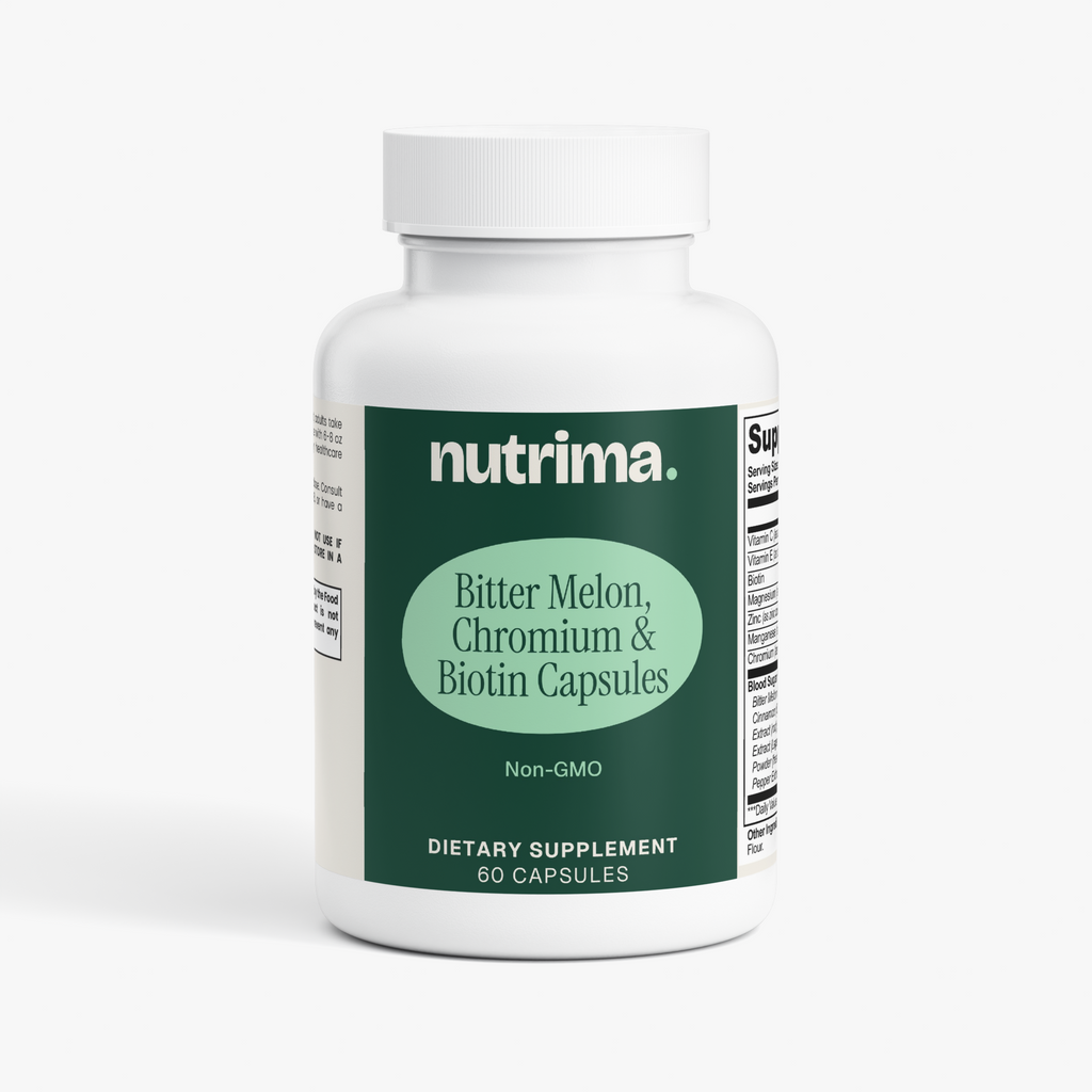 Bitter Melon, Chromium & Biotin Capsules, 60 Count