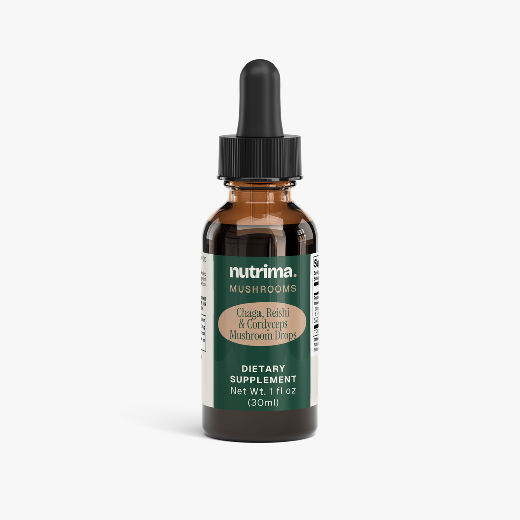 Chaga, Reishi & Cordyceps Mushroom Drops, 1 fl oz