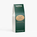 Distinctive packaging of Cherry Zest Coffee (Medium Roast) in a green and white box, featuring Arabica whole beans by nutrima
