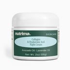 Collagen & Hyaluronic Acid Night Cream, 2 oz