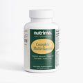 Complete Multivitamin bottle featuring a green label, white cap, and dietary supplement details by nutrima.