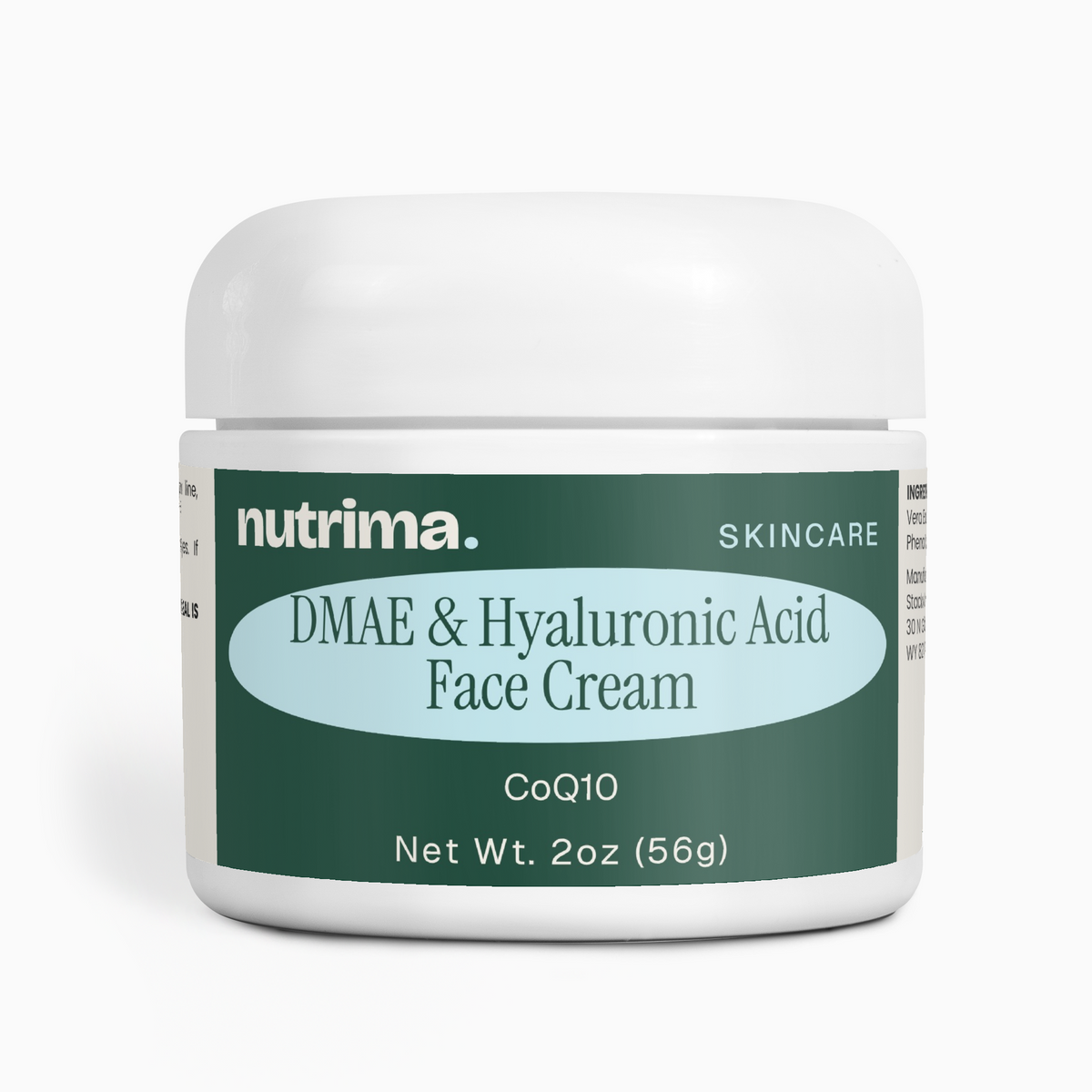 DMAE & Hyaluronic Acid Face Cream, 2 oz