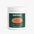 Container of Energy Powder (Melon Creamsicle) in a white tub with green and orange accents by nutrima.