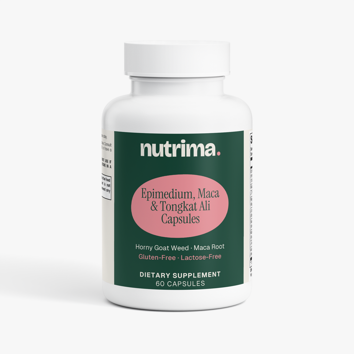 Epimedium, Maca & Tongkat Ali Capsules, 60 Count