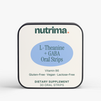 L-Theanine + GABA Oral Strips, 30 Count