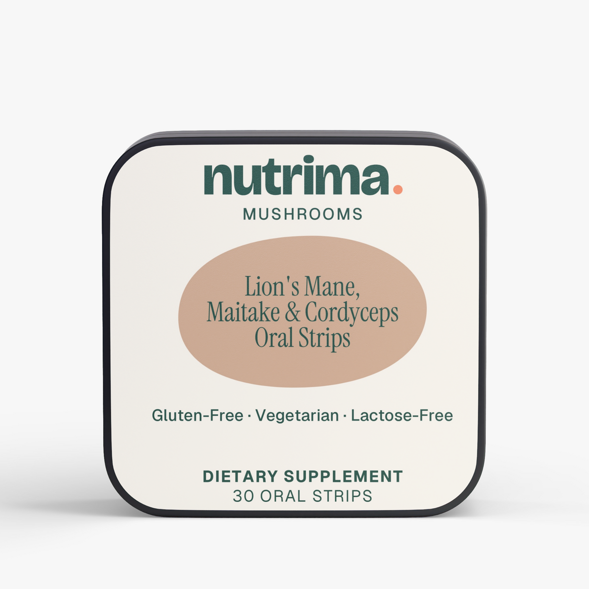 Lion's Mane, Maitake & Cordyceps Oral Strips, 30 Count
