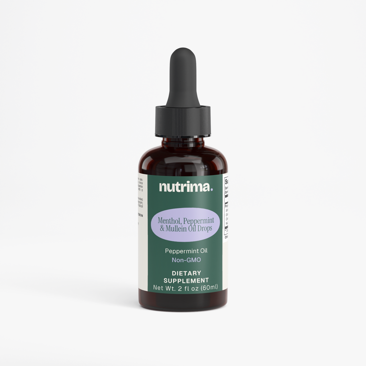 Menthol, Peppermint & Mullein Oil Drops, 2 fl oz