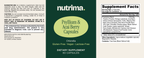 Supplement facts label for Psyllium & Acai Berry Capsules, 60 Count, with ingredients, suggested use and warnings