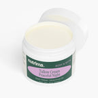 The Tallow Cream Peaceful Night features a creamy texture, showcased in a wide, open jar by nutrima.