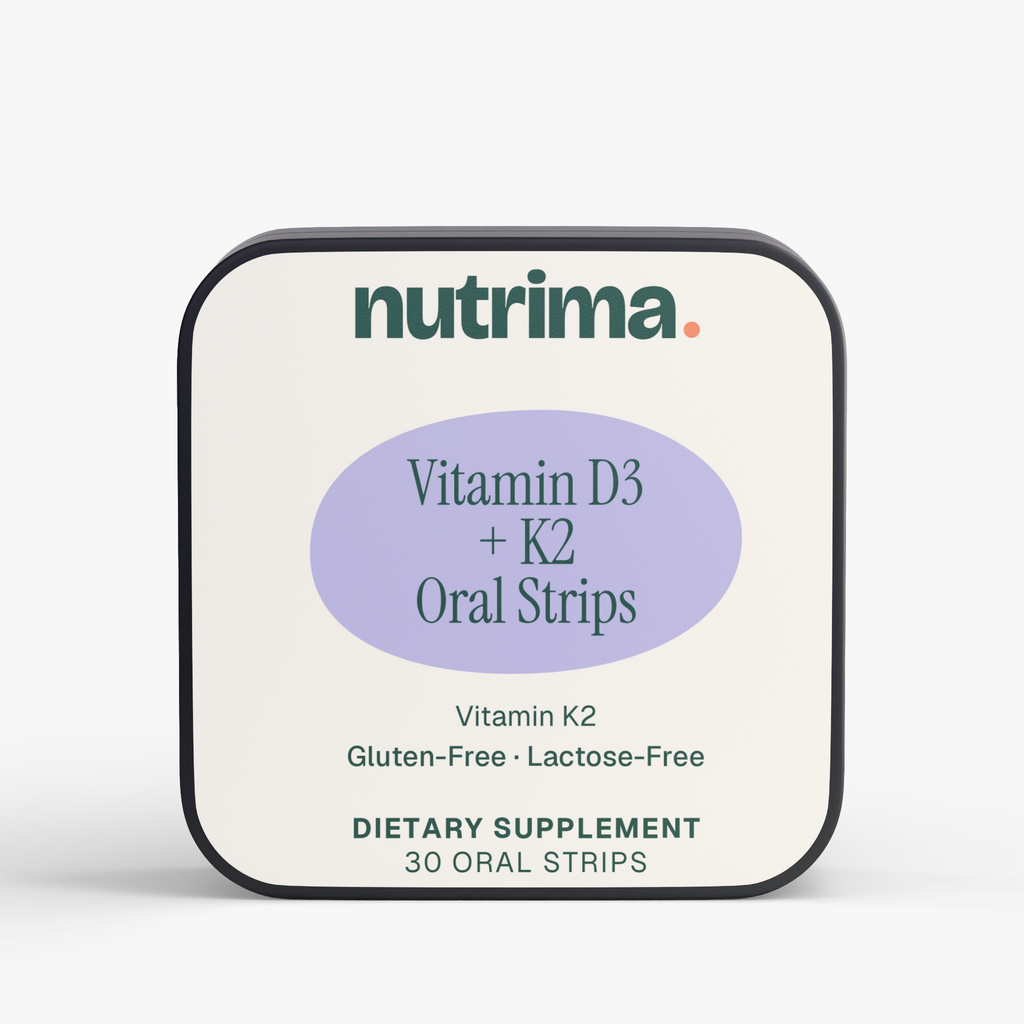 Vitamin D3 + K2 Oral Strips, 30 Count