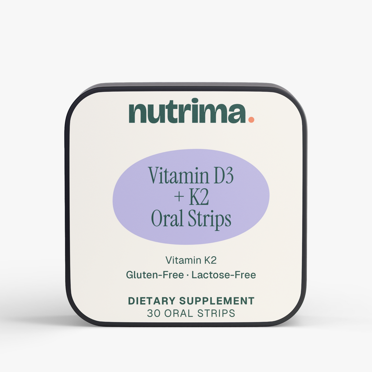 Vitamin D3 + K2 Oral Strips, 30 Count