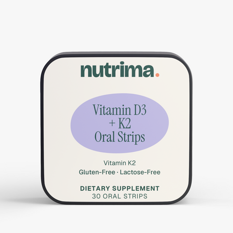 Vitamin D3 + K2 Oral Strips, 30 Count